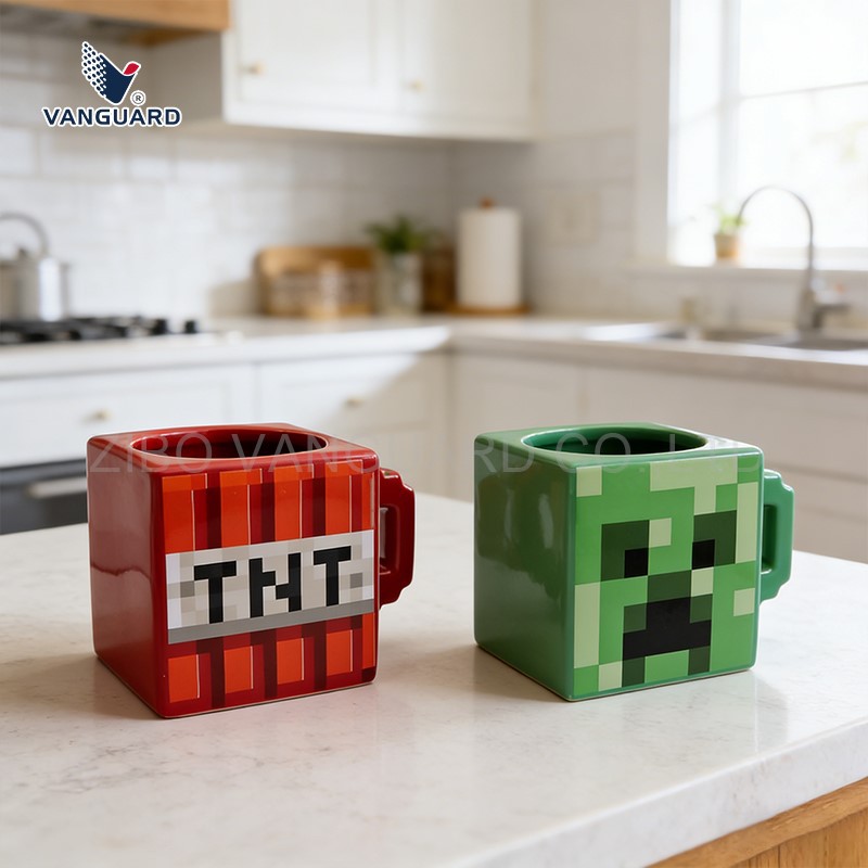 square branded ceramic mug square branded ceramic mug